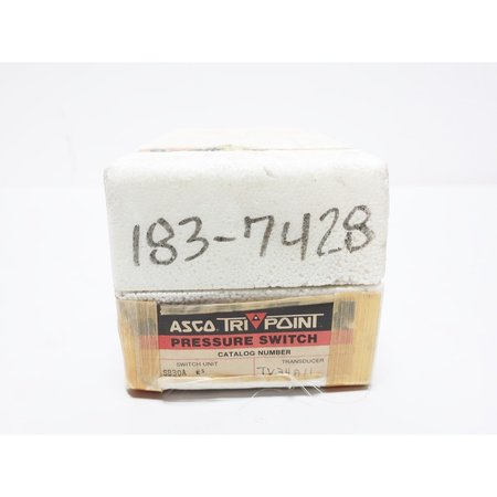 Asco ASCO SB30A TRI-POINT 1/4IN 0-30IN-HG 250V-AC PRESSURE SWITCH SB30A